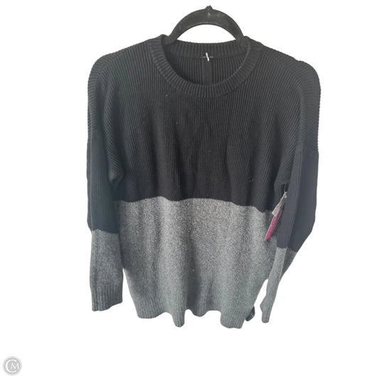 Sweater By Lululemon In Black & Grey, Size: S