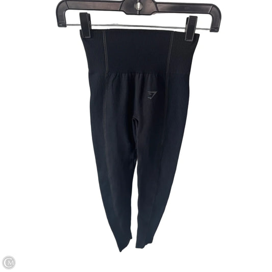 Athletic Leggings By Gym Shark In Black, Size: 4