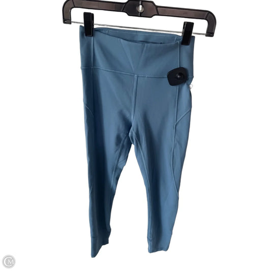 Athletic Leggings By Lululemon In Blue, Size: 4