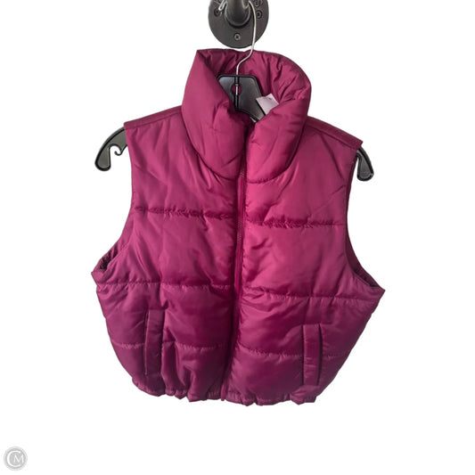 Vest Puffer & Quilted By Zella In Pink, Size: Xs