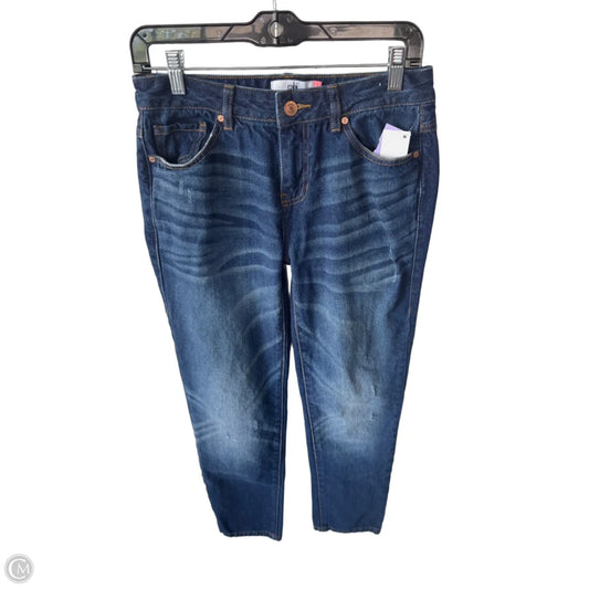 Jeans Straight By Cabi In Blue Denim, Size: 2