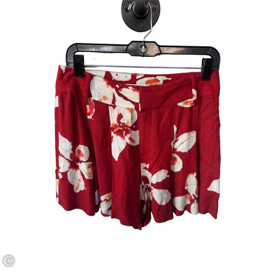 SHORTS Designer By Alice + Olivia In Red & White, Size: 8