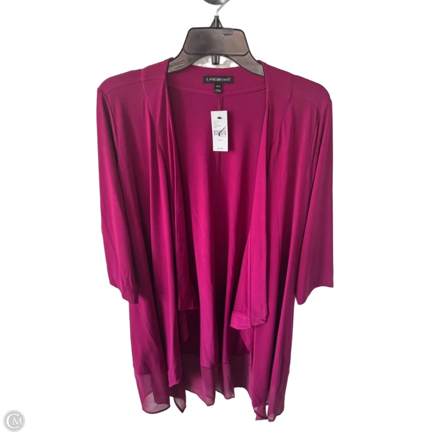 Cardigan By Lane Bryant In Purple, Size: L