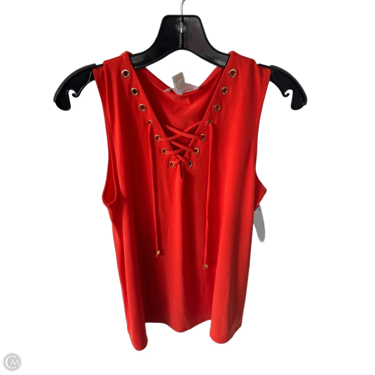 Top Sleeveless By Michael By Michael Kors In Orange, Size: L