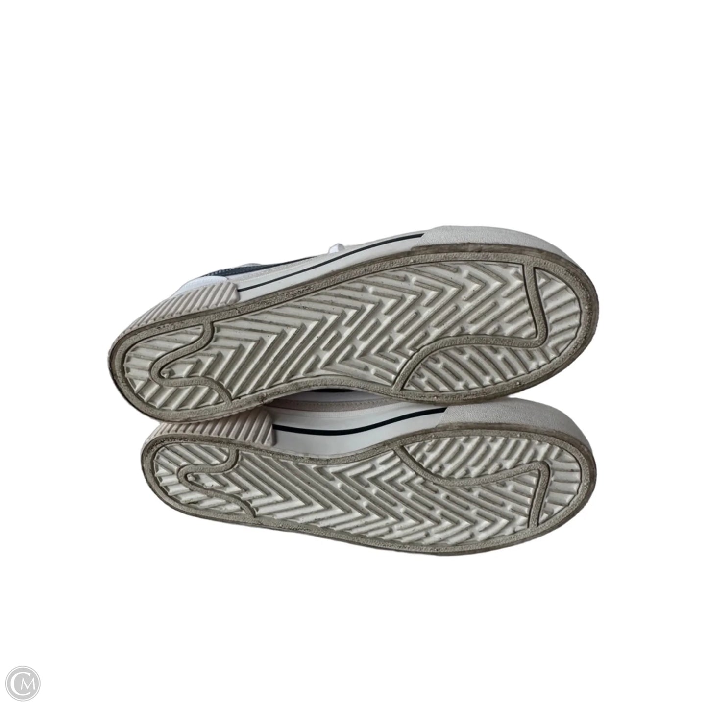 Shoes Sneakers By Nike In Blue & White, Size: 10