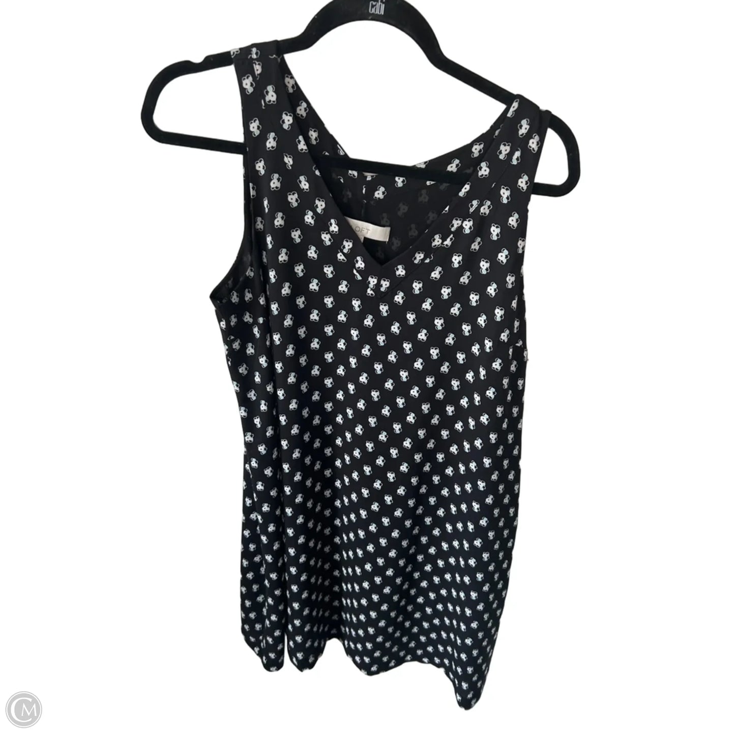 Dress Work By Loft In Black & White, Size: M