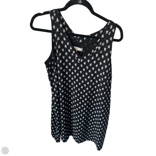 Dress Work By Loft In Black & White, Size: M