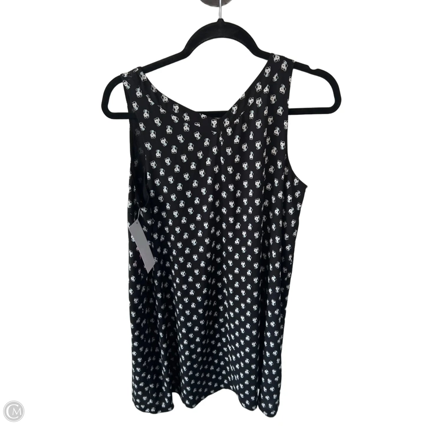 Dress Work By Loft In Black & White, Size: M
