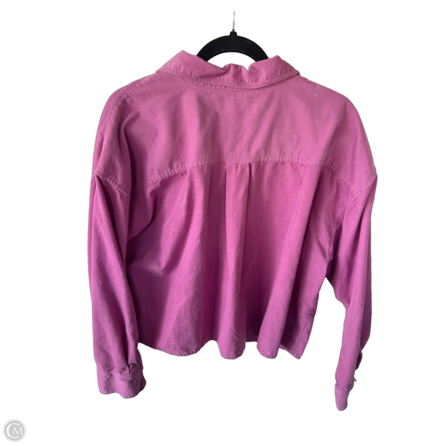 Jacket Shirt By Loft In Pink, Size: Xl