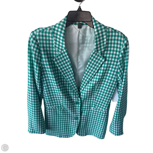 Blazer By Alya In Green & White, Size: M
