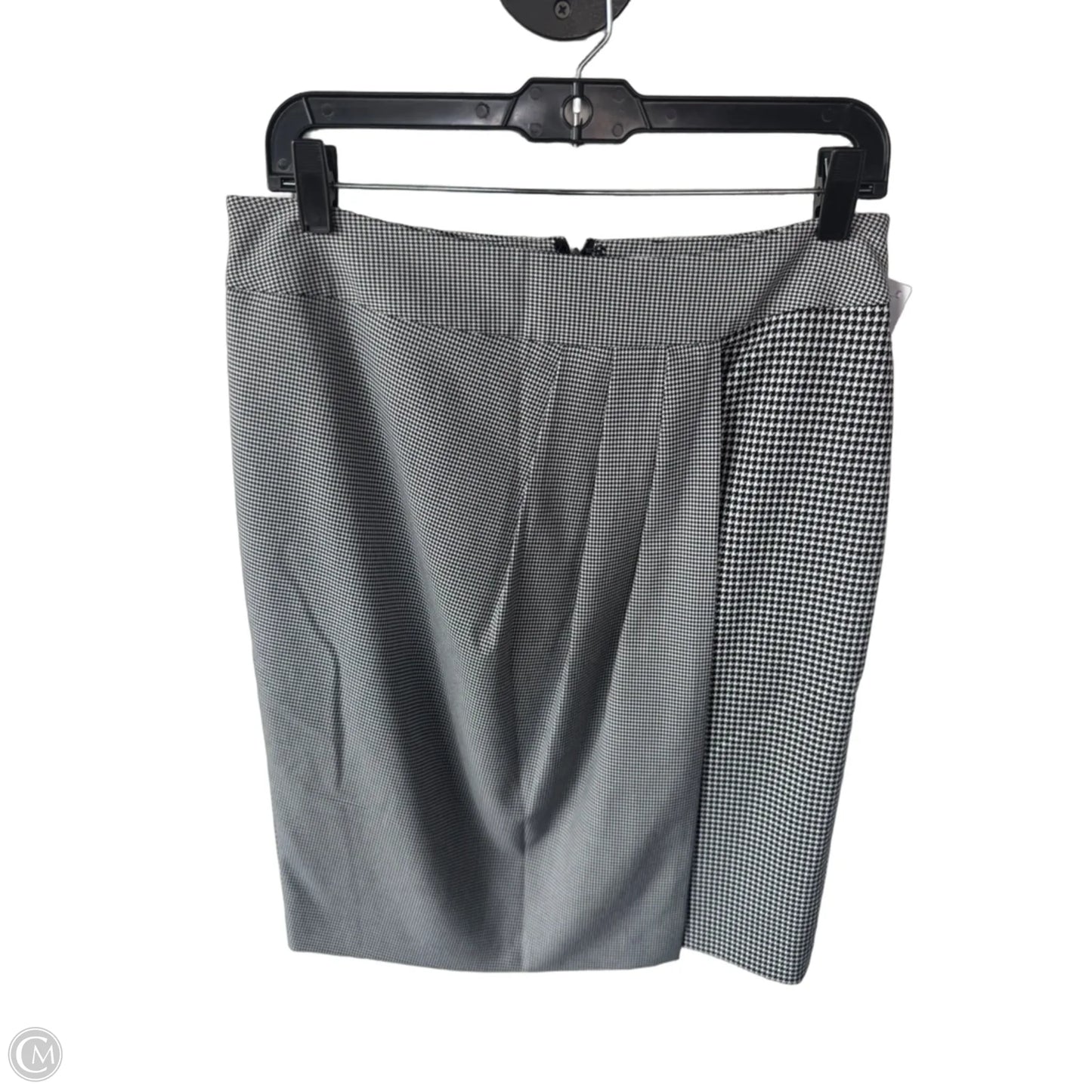 Skirt Midi By Calvin Klein In Black & White, Size: 10