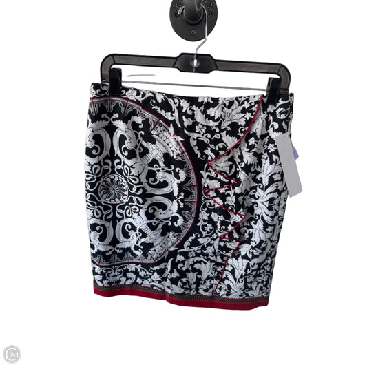Skirt Mini & Short By White House Black Market In Black & Cream, Size: 4