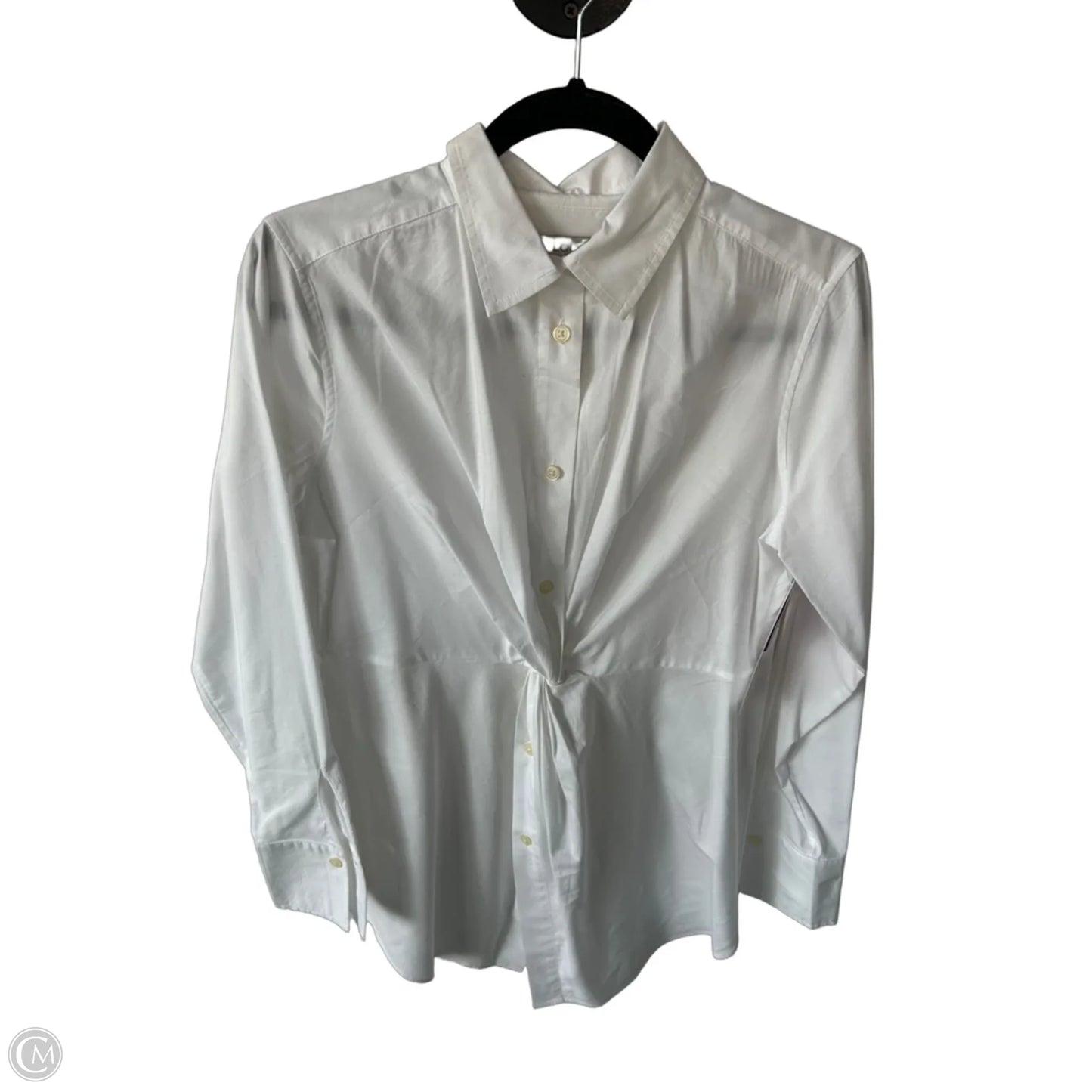 Tunic Long Sleeve By Loft In White, Size: S