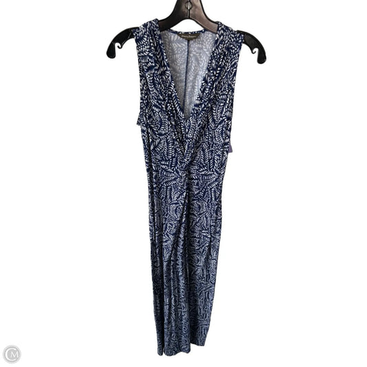 Dress Casual Maxi By Tommy Bahama In Blue & White, Size: S