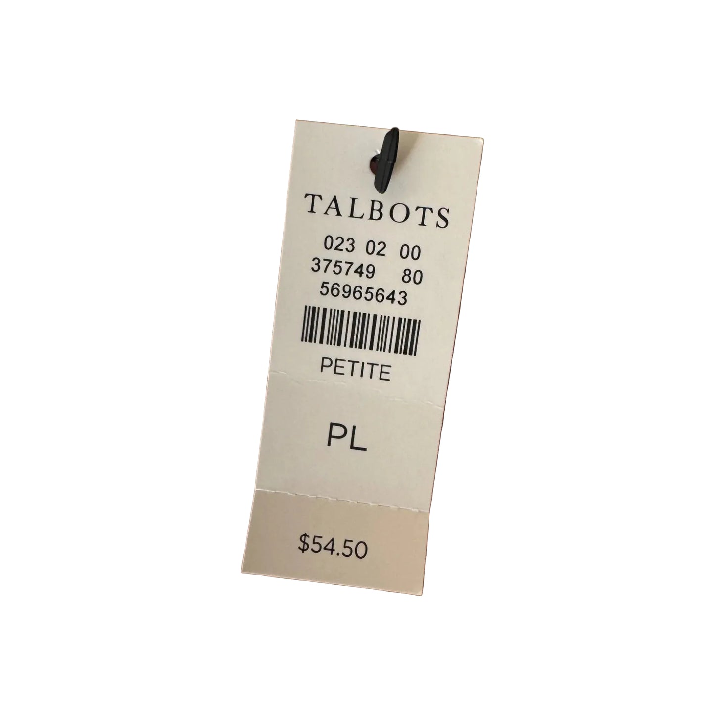 Top Short Sleeve By Talbots In White, Size: Lp