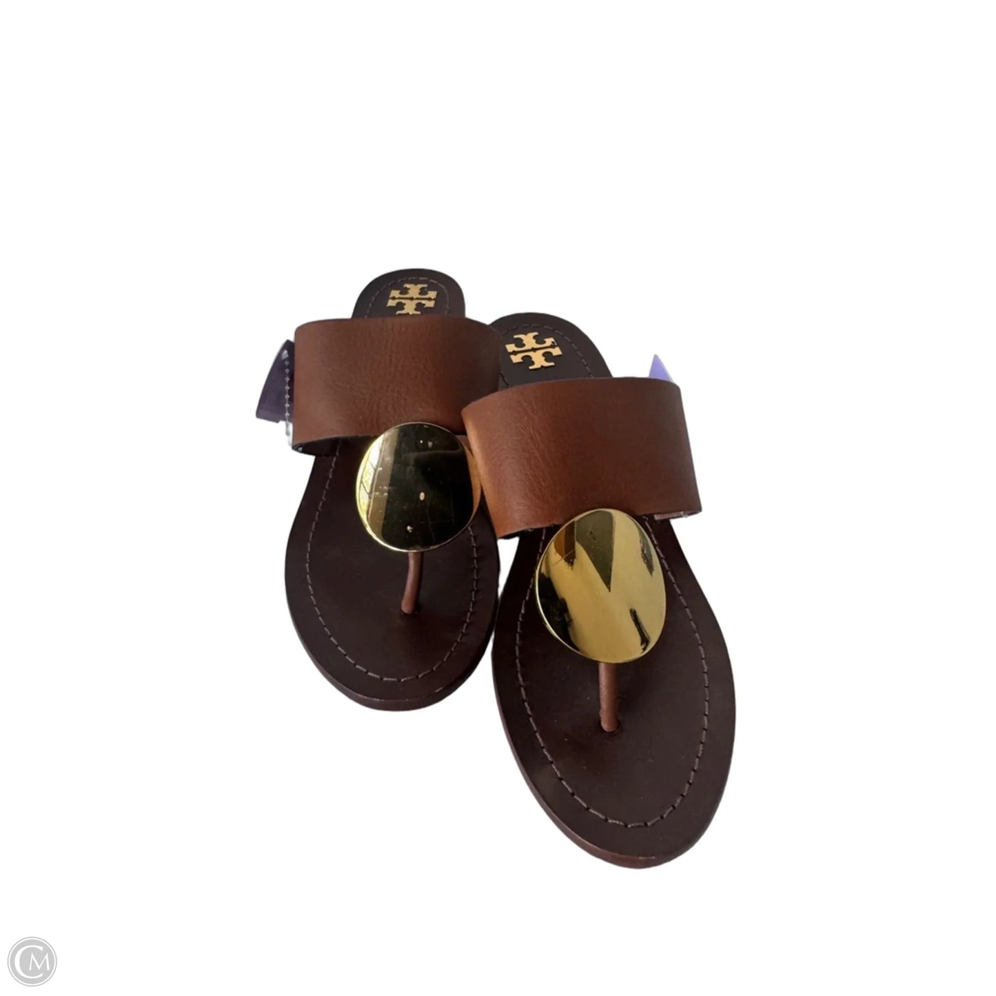 Sandals Designer By Tory Burch In Brown, Size: 7