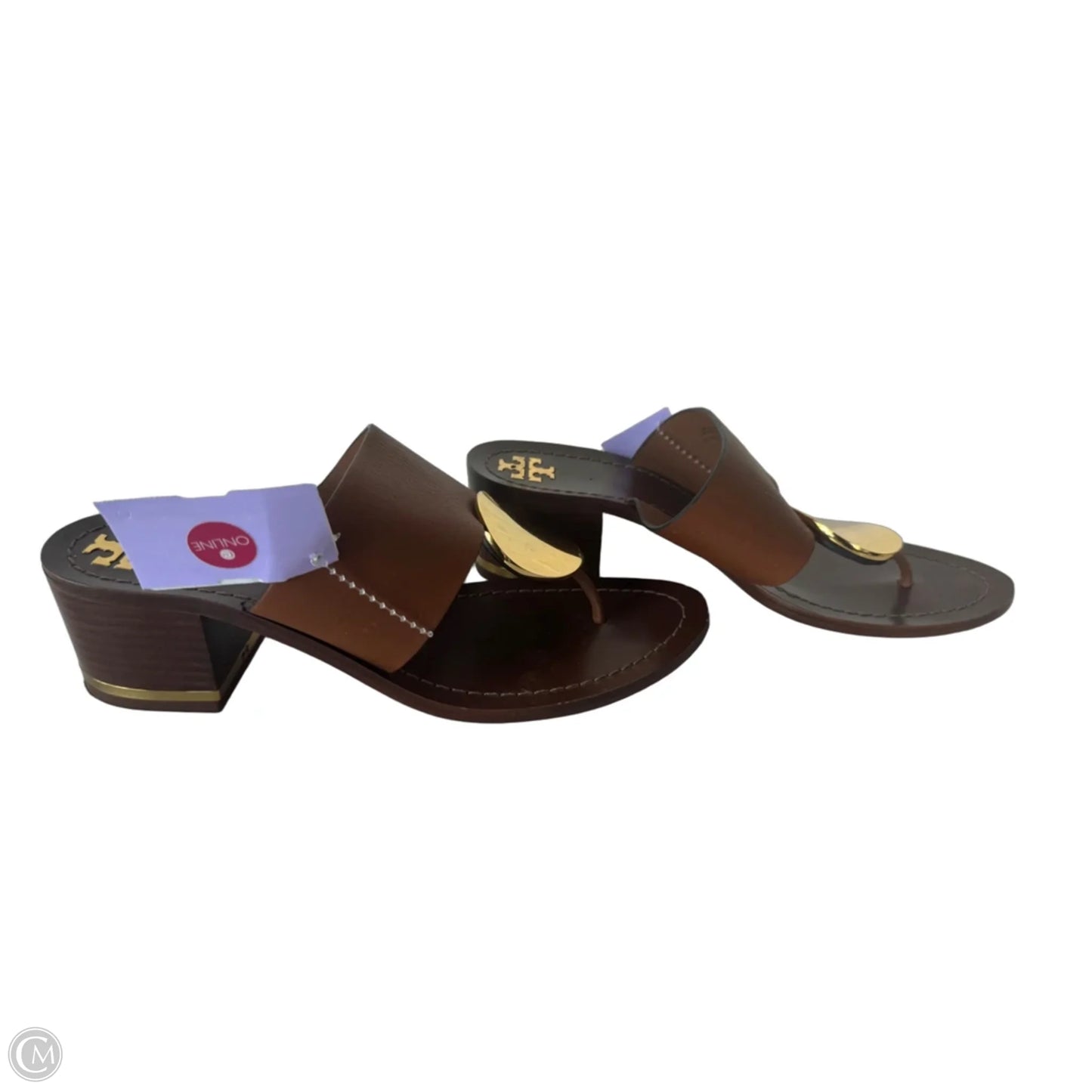 Sandals Designer By Tory Burch In Brown, Size: 7