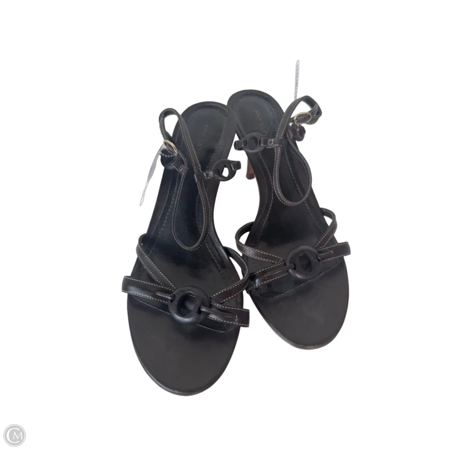 Sandals Heels Stiletto By Ann Taylor In Brown, Size: 7