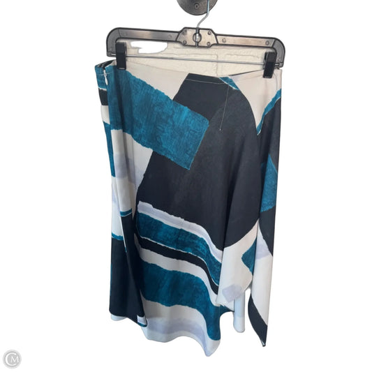 Skirt Midi By Natori In Blue & Green, Size: 10
