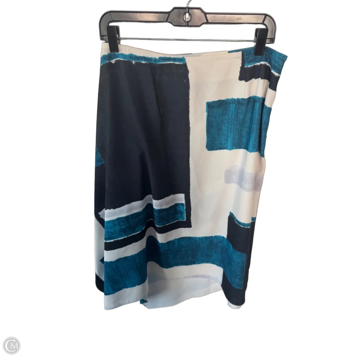 Skirt Midi By Natori In Blue & Green, Size: 10