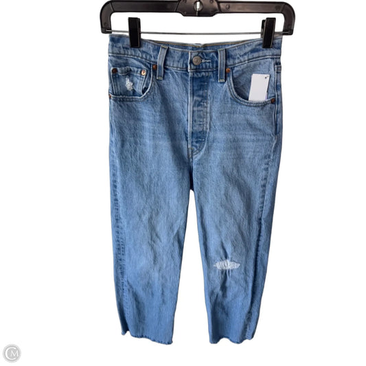 Jeans Straight By Levis In Blue, Size: 2