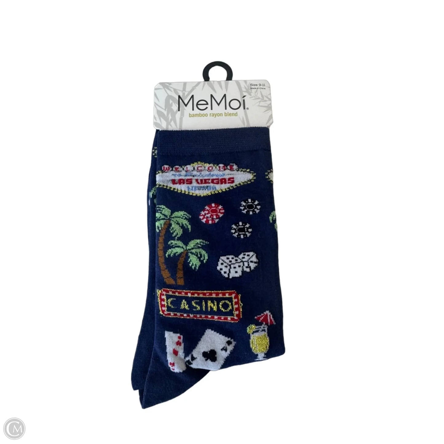 Socks By Clothes Mentor In Blue & Green, Size: Osfm