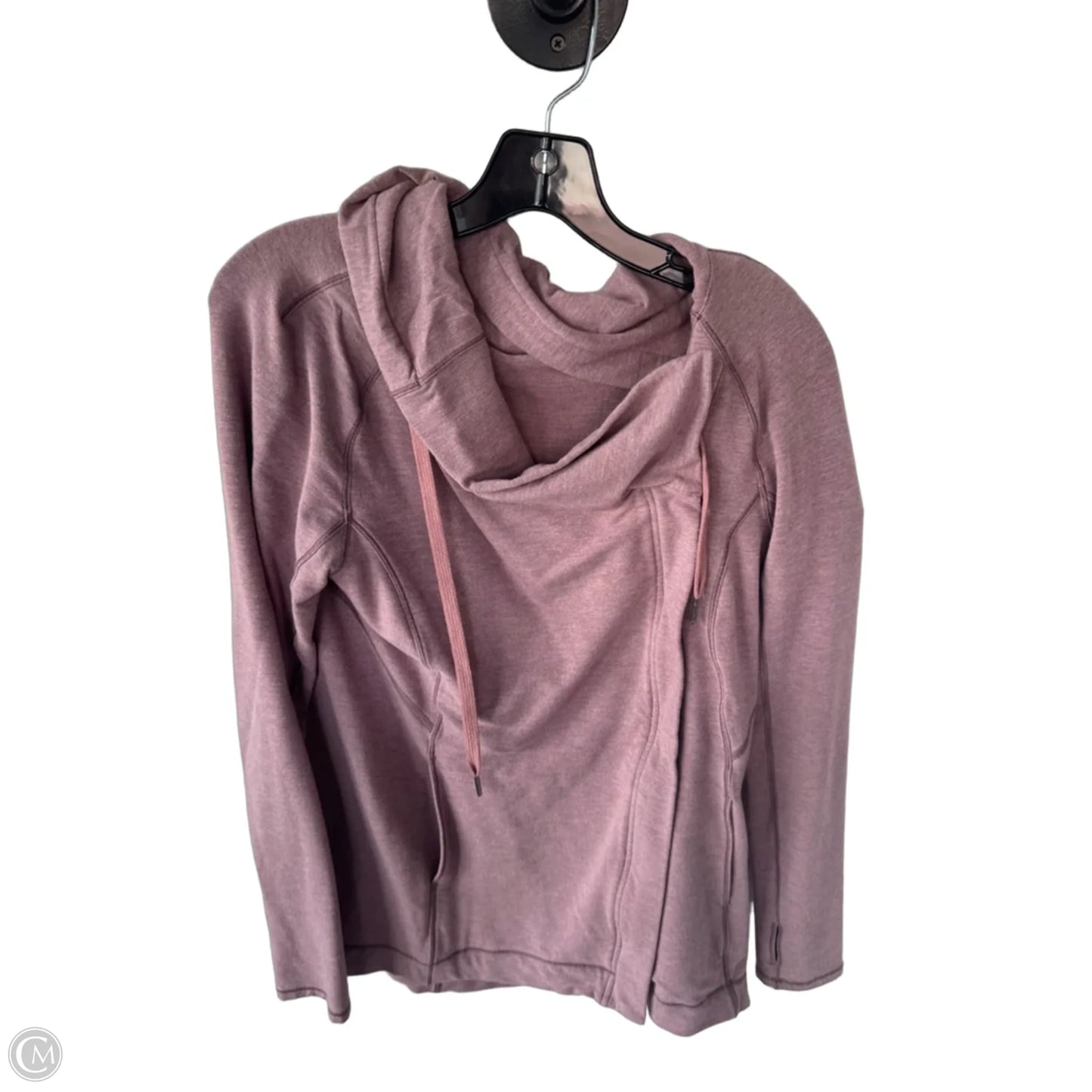 Athletic Sweatshirt Collar By Lululemon In Pink, Size: S