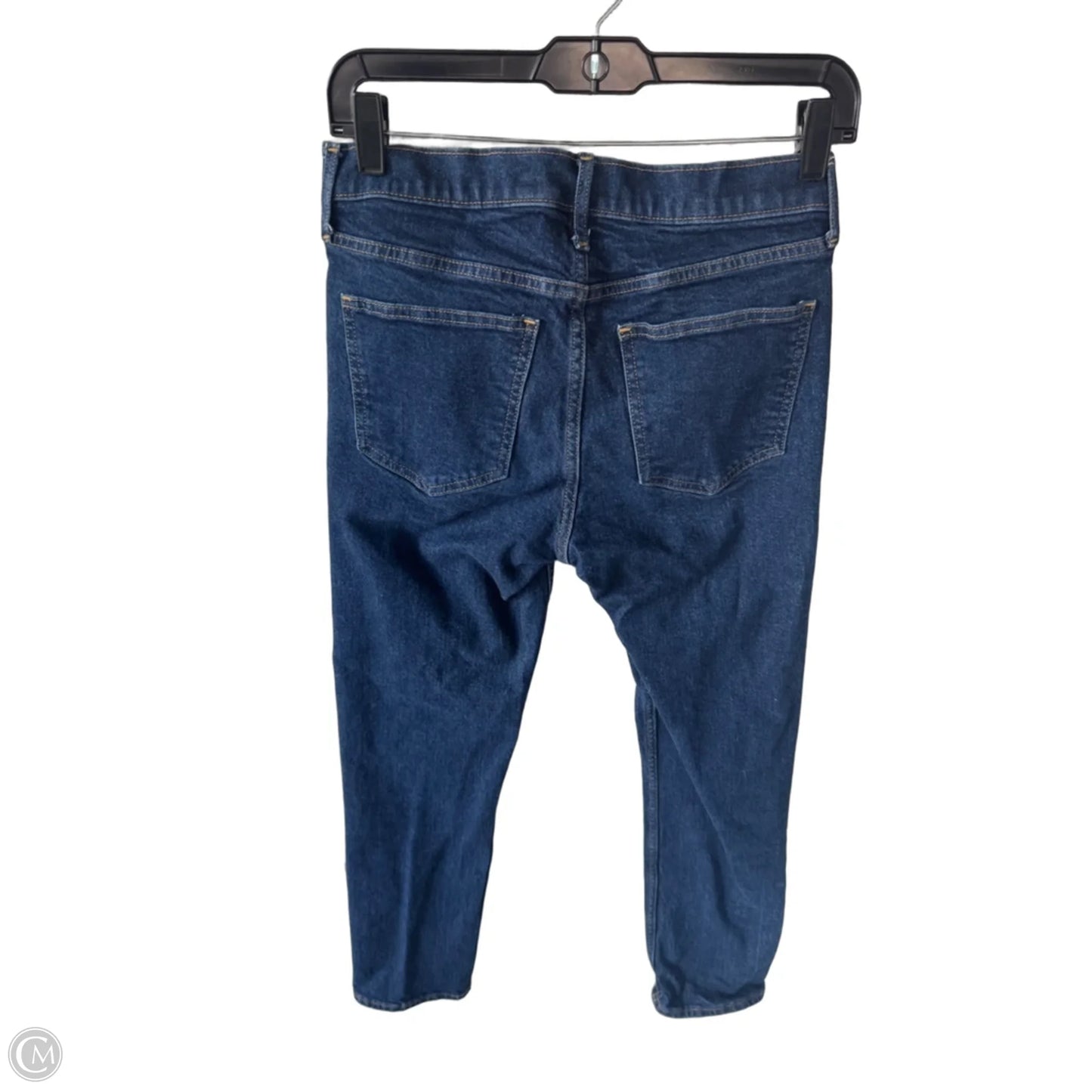 Jeans Straight By Gap In Blue Denim, Size: 6l