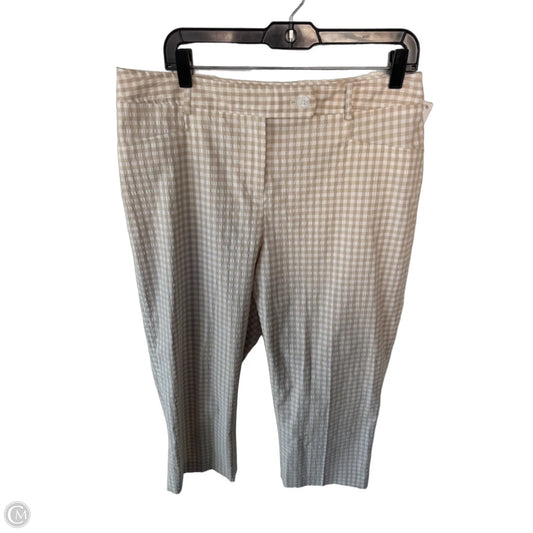 Pants Other By Preston And New York In Tan & White, Size: 12