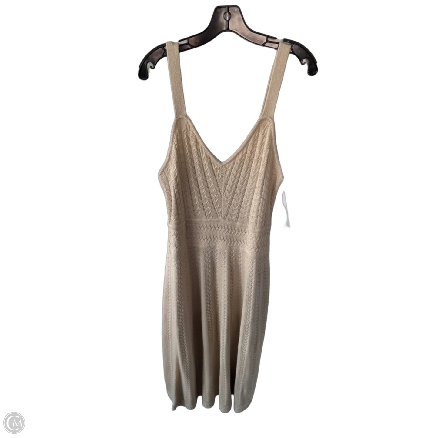 Dress Sweater By Ryegrass In Tan, Size: Xxl