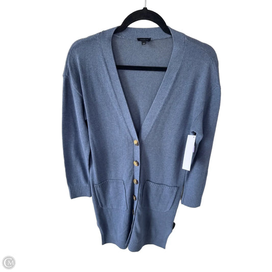 Sweater Cardigan By Talbots In Blue, Size: S