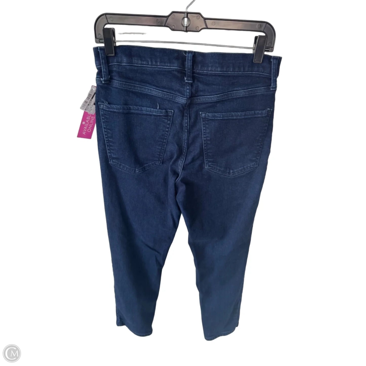 Jeans Straight By Banana Republic In Blue Denim, Size: 6
