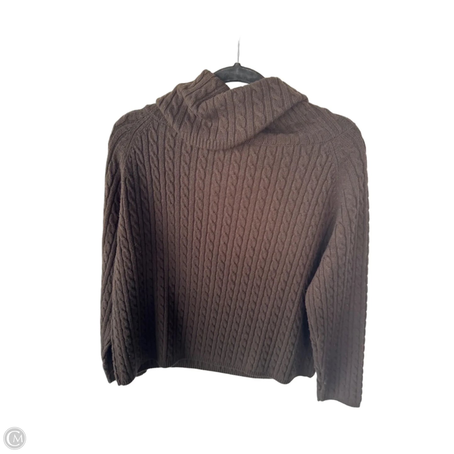 Sweater By Doncaster In Brown, Size: L