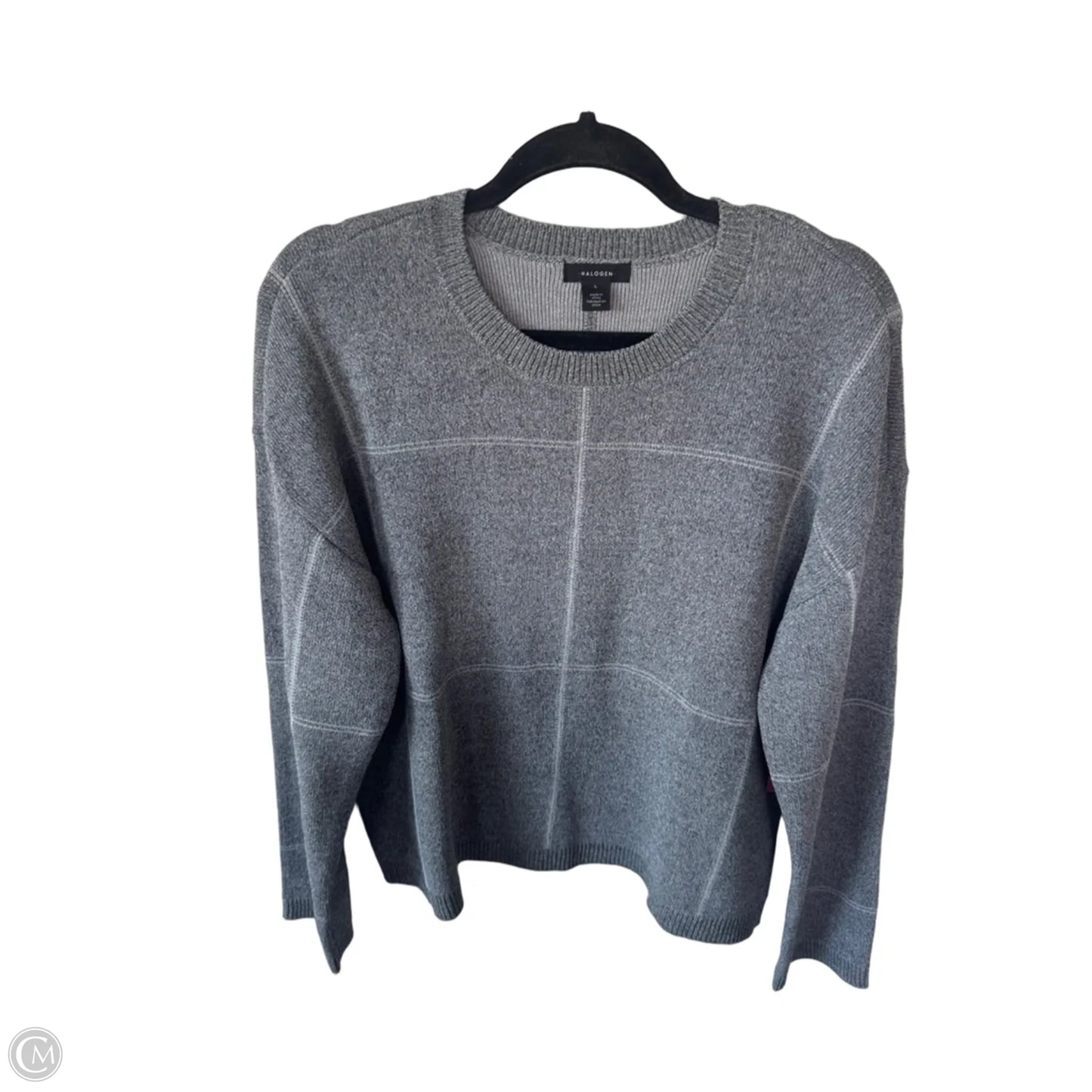 Sweater By Halogen In Grey, Size: L