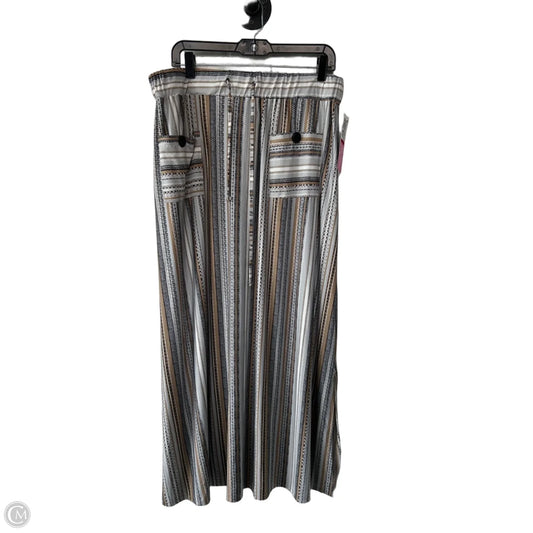 Skirt Maxi By Robert Louis In Grey & Tan, Size: 20