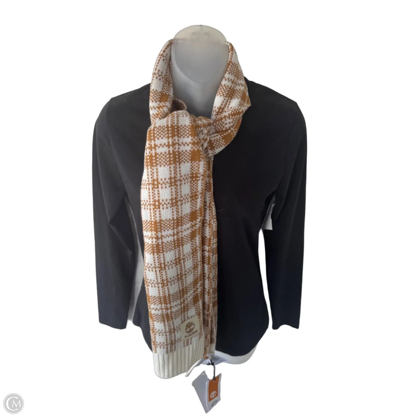 Scarf Winter By Timberland In White & Yellow