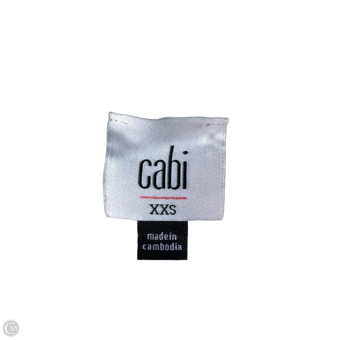 Sweater By Cabi In Green & White, Size: Xxs
