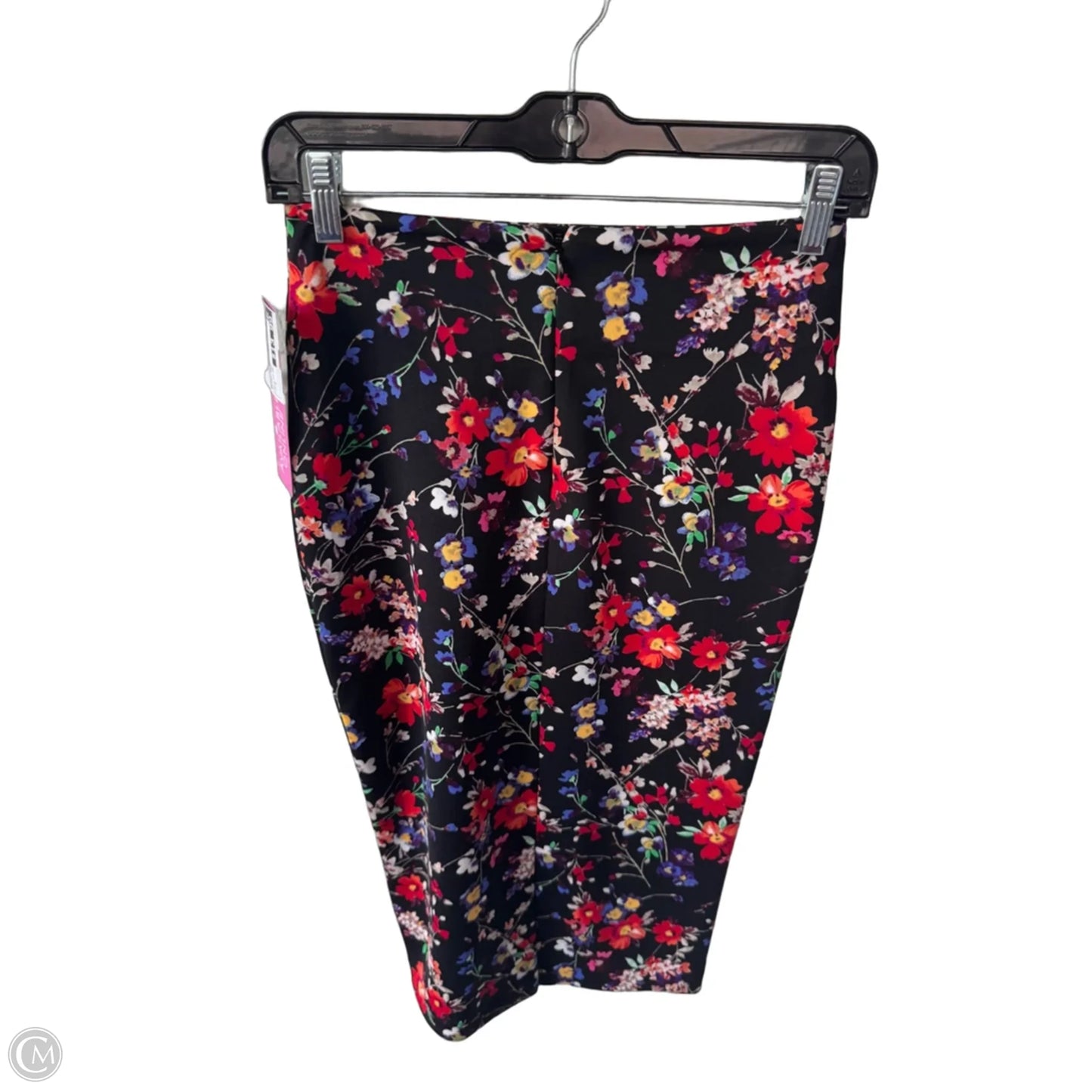 Skirt Midi By Express In Black & Red, Size: 0