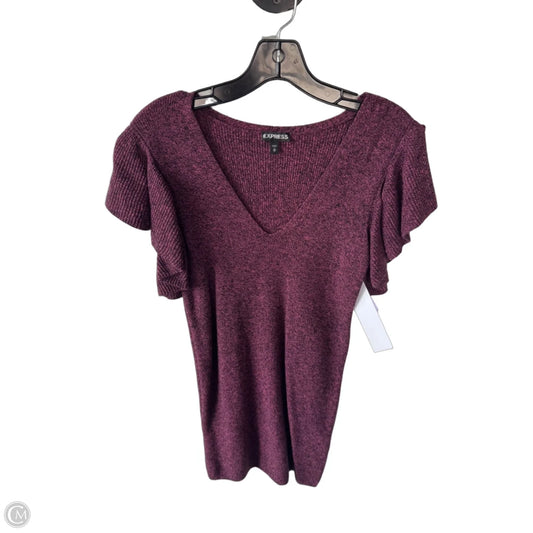 Dress Sweater By Express In Purple, Size: Xs