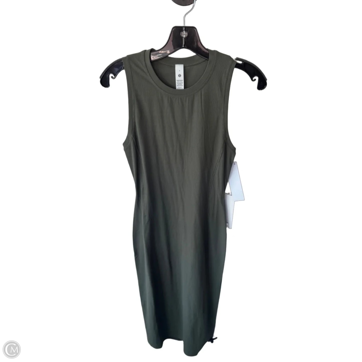 Athletic Dress By Lululemon In Green, Size: S