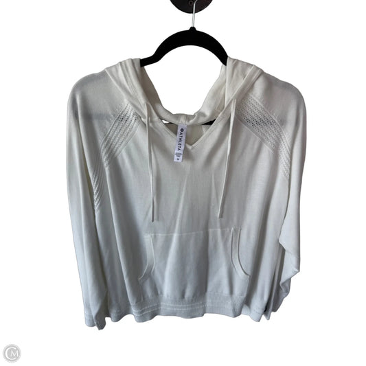 Sweater By Athleta In White, Size: 1x