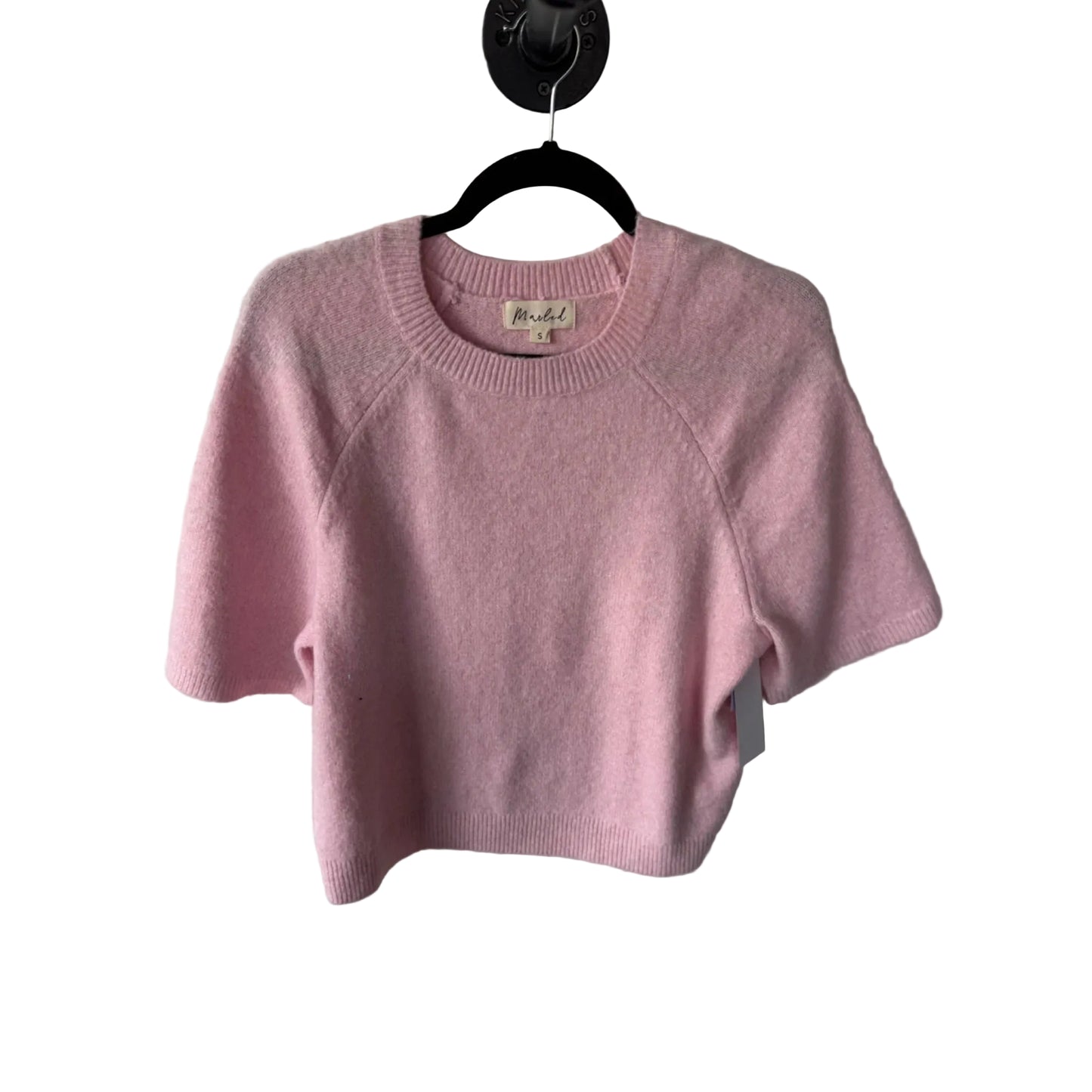 Sweater Short Sleeve By Marled In Pink, Size: S