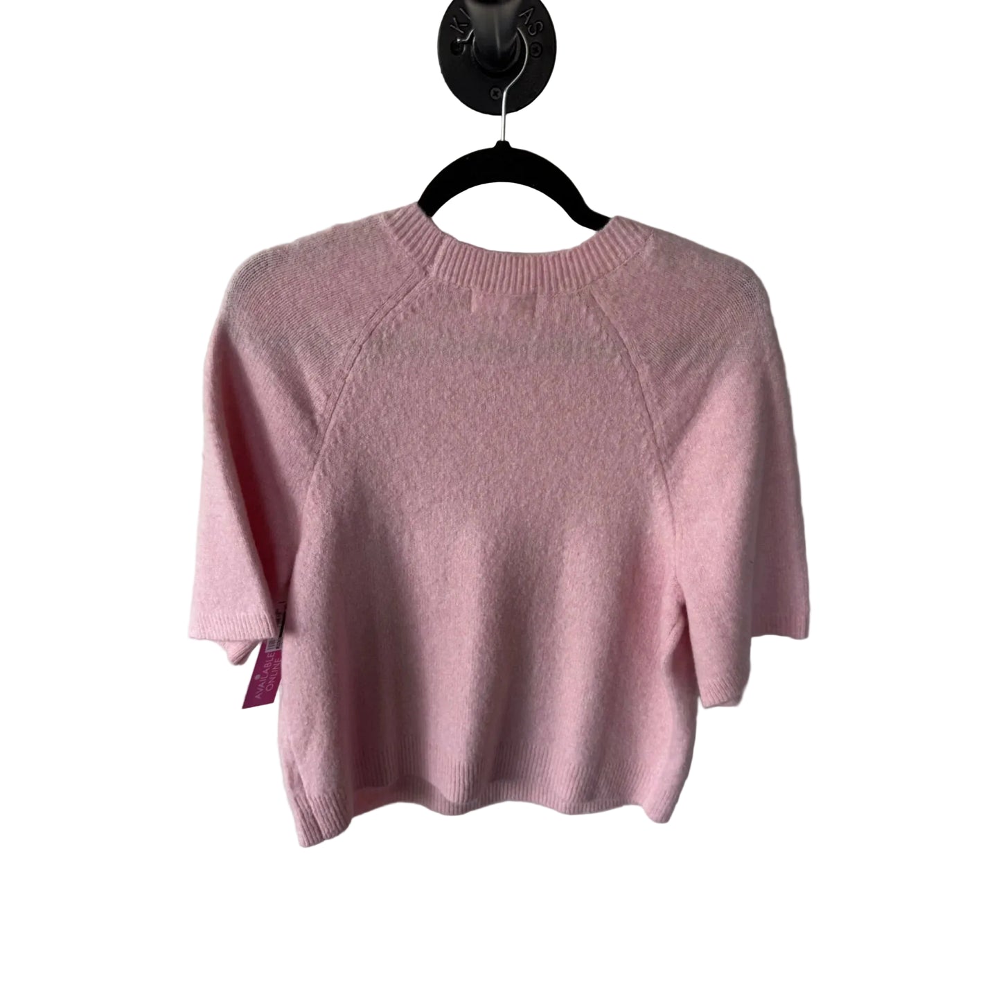 Sweater Short Sleeve By Marled In Pink, Size: S