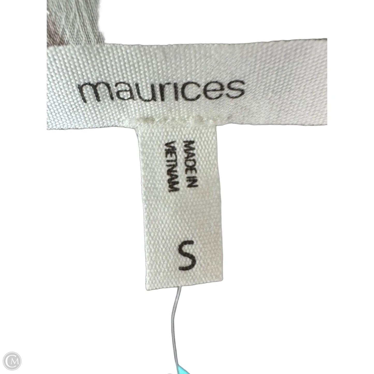 Top 3/4 Sleeve By Maurices In Silver, Size: S