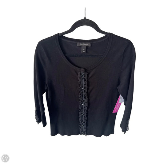 Sweater Short Sleeve By White House Black Market In Black, Size: M