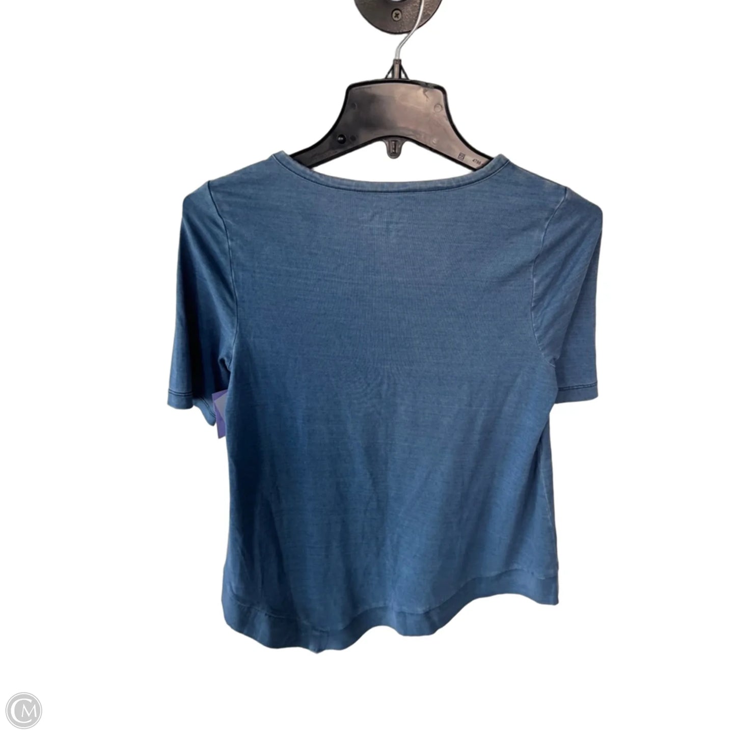 Top Short Sleeve Basic By Chicos In Blue, Size: Xs