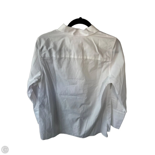 Top Short Sleeve By Chicos In White, Size: L