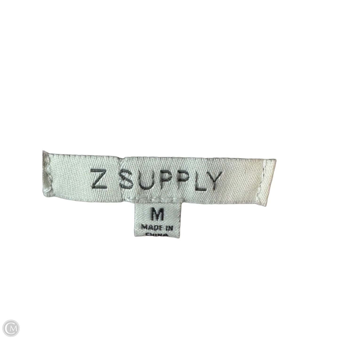 Sweater By Z Supply In Blue & Orange, Size: M