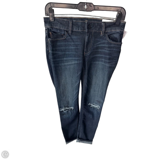 Jeans Skinny By White House Black Market In Blue Denim, Size: 0