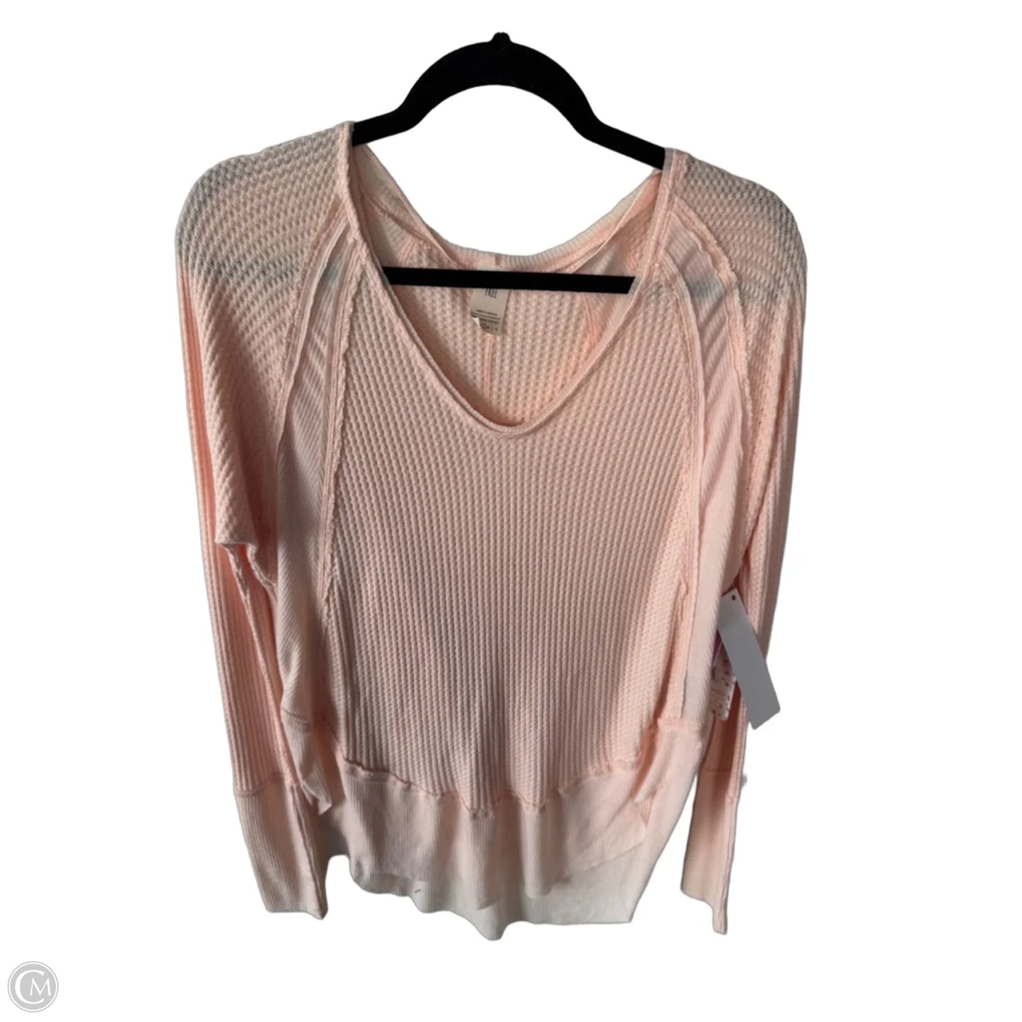 Tunic Long Sleeve By We The Free In Peach, Size: S